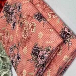2 Pcs Women’s Unstitched Printed Suit