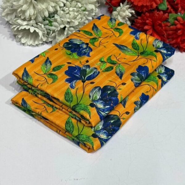 2 Pcs Women's Unstitched Printed Suit