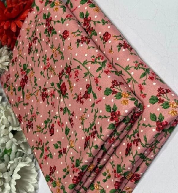 2 Pcs Women's Unstitched Printed Suit