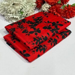 2 Pcs Women’s Unstitched Printed Suit