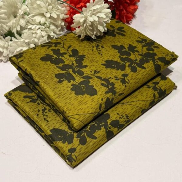 2 Pcs Women's Unstitched Printed Suits