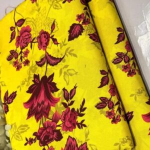 2 Pcs Women’s Unstitched Printed Suit