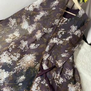 Stunning 2 Pcs Women’s Chiffon Maxi Set with Printed Dupatta
