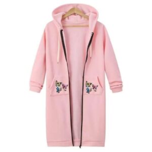 Women’s Extra-Long Zipper Hoodie