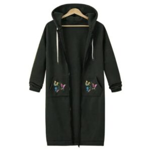 Women’s Extra-Long Zipper Hoodie
