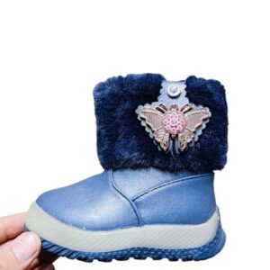 Girls’ Blue Rubber Boots – 1 Pair of Stylish Comfort for Little Feet
