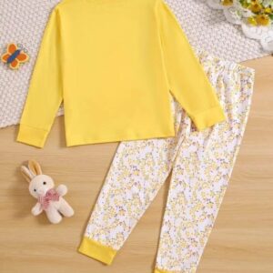 2 Pcs Girl’s New Doll Brand Printed Shirt And Trouser