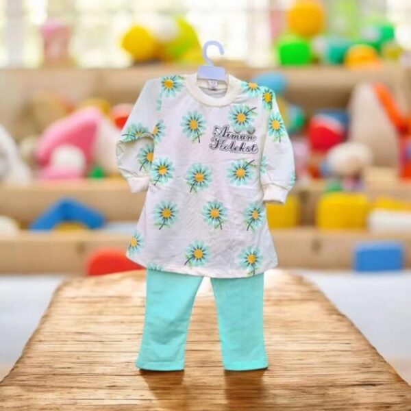 Pcs Girl's New Doll Brand Printed Shirt And Trouser