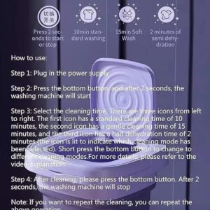 Portable Mini Washing Machine