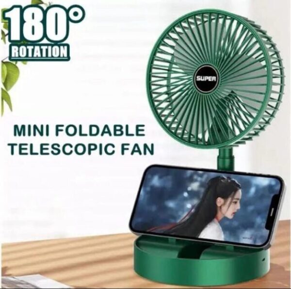 Rechargeable Green Fan