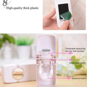 Toothpaste Dispenser And Brush Holder