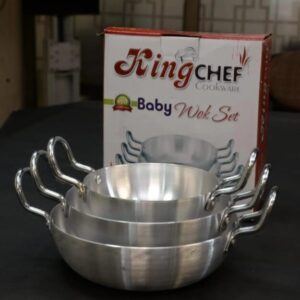 Stainless Steel Wok (Karahi) – Stylish and Easy to Clean Cooking Essential