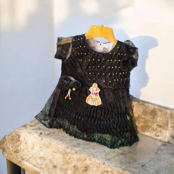 Stylish Collection New Baby Girl 3 To 12 Month Baby Fancy Frock Wedding Party Wear