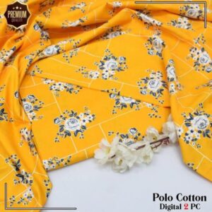 2 Pcs Women’s Unstitched Printed winter Suit