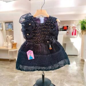 Stylish Collection Fancy 2 Pcs Girl Frock Wedding Party Wear