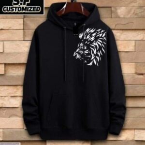 1 Pc Men’s Cotton Printed Hoodie
