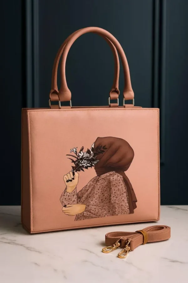 Girl's Nylon Printed Hand Bag