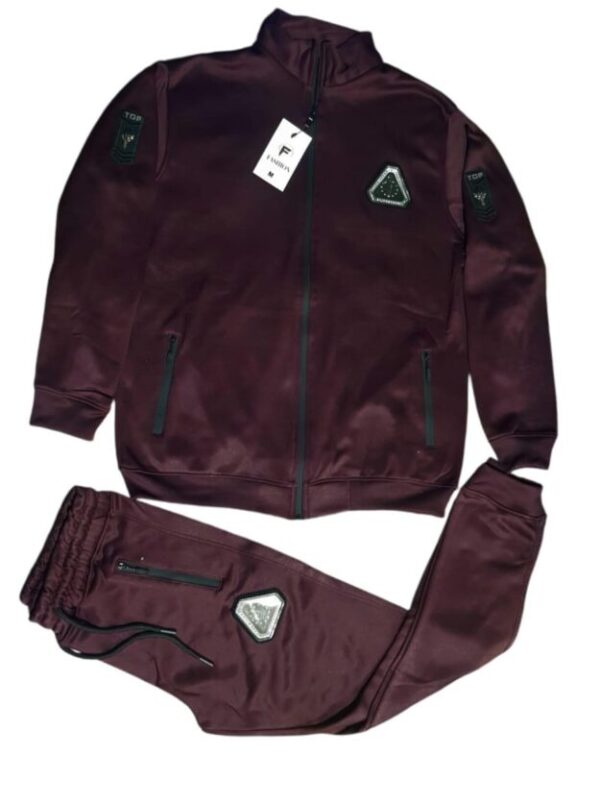 Men's Dri Fit Zip Hoodie and Trouser Set - 2 Pcs