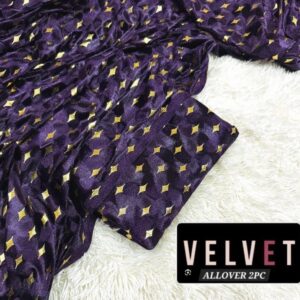 2 Pcs Women’s Unstitched Printed Suit