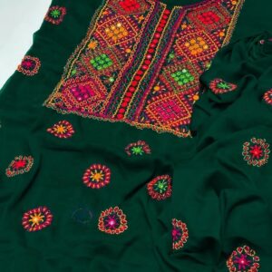 2 Pcs Women’s Unstitched Hand Work Suit