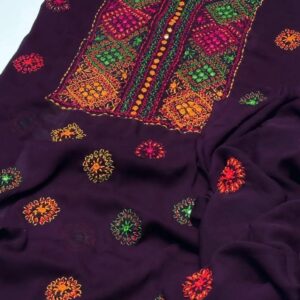 2 Pcs Women’s Unstitched Hand Work Suit