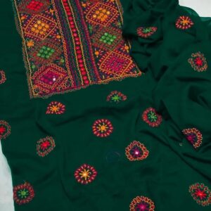 2 Pcs Women’s Unstitched Hand Work Suit