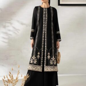 2 Pcs Women’s Unstitched Embroidered Suit