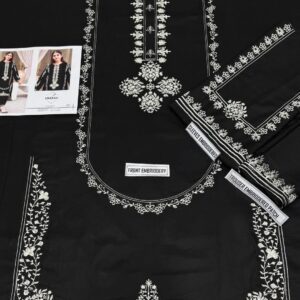 2 Pcs Women’s Unstitched Embroidered suits