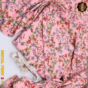 2 Pcs Women’s Unstitched winter Printed Suit