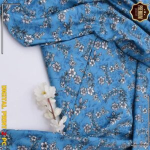 2 Pcs Women’s Unstitched winter Printed Suit