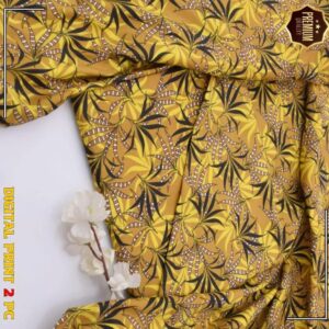 2 Pcs Women’s Unstitched winter Printed Suit