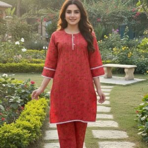 Winter Collection 2 Pcs Stitched Micro Polo Cotton Women Dress Marina Wool Specially