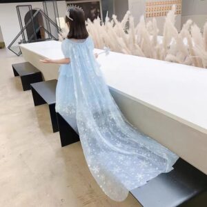 Girls Elsa Princess Dress Summer Dress