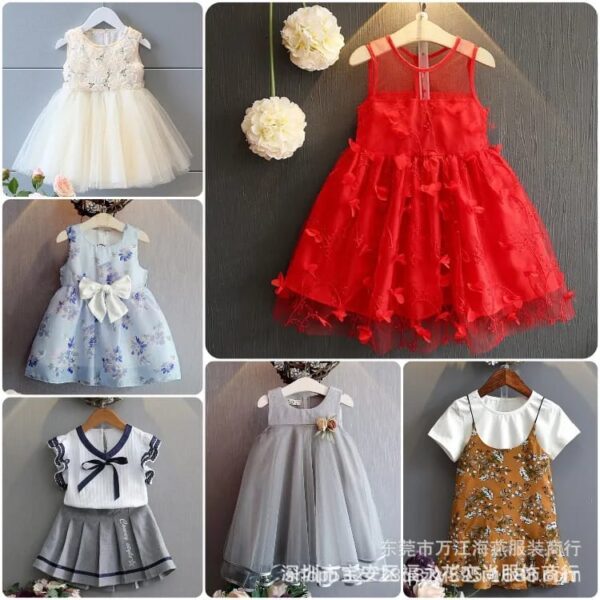 Girls Dress Summer 2026 New European and American Children's Dress