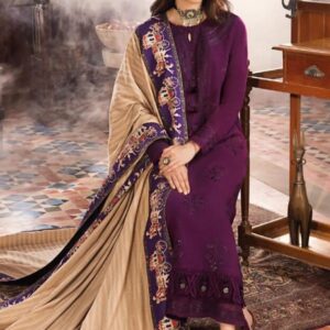 3 Pcs Women’s Unstitched Embroidered Suit