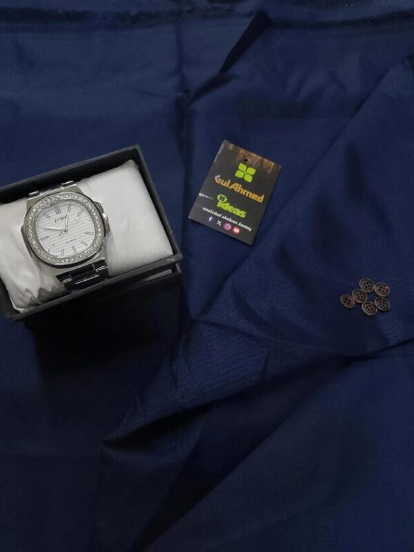 Men’s Unstitched Wash And Wear Plain Suit