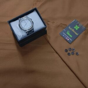 Men’s Unstitched Wash And Wear Plain Suit