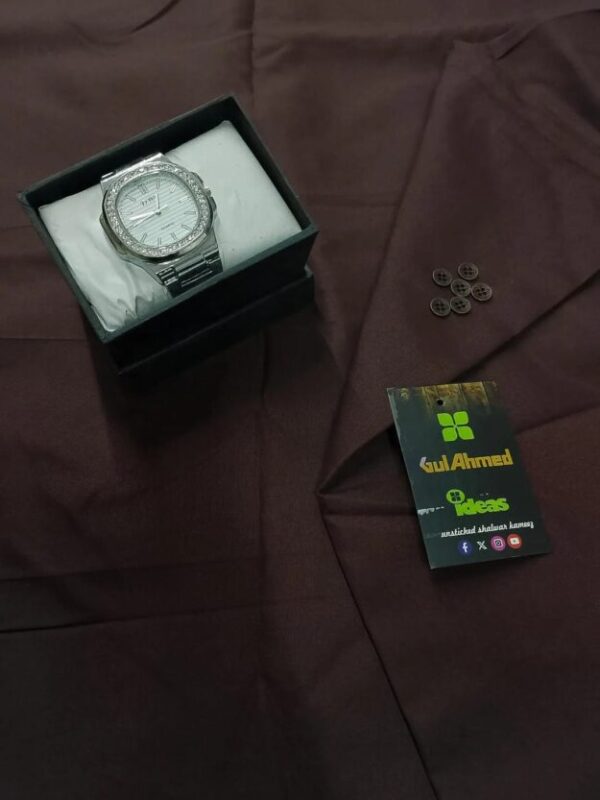 Men’s Unstitched Wash And Wear Plain Suit