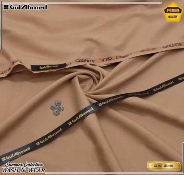 Men’s Unstitched Wash And Wear Plain Suit