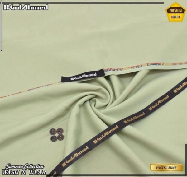 Men’s Unstitched Wash And Wear Plain Suit