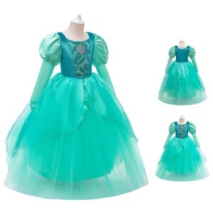 Foreign Trade Autumn Mermaid Ellie Princess Dress cosplay Show Evening Dress