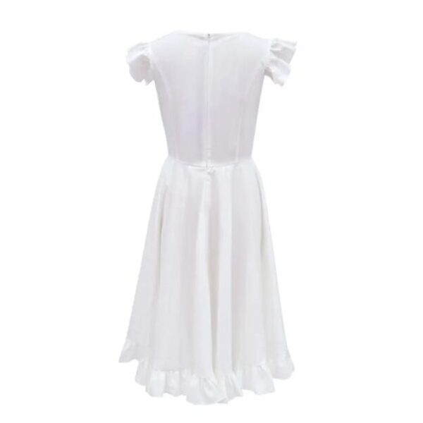 women's ebay Dunhuang new short sleeve waist dress puffy skirt