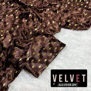 2 Pcs Women’s Unstitched Printed Suit