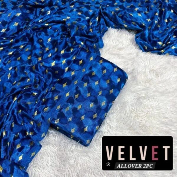 2 Pcs Women's Unstitched Printed Suit