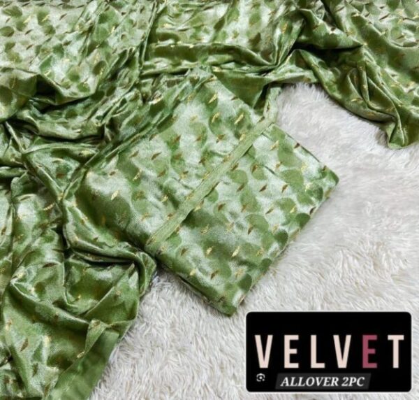 2 Pcs Women's Unstitched Printed Suit