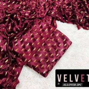2 Pcs Women’s Unstitched Printed Suit