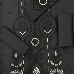 2 Pcs Women’s Unstitched Embroidered Suit