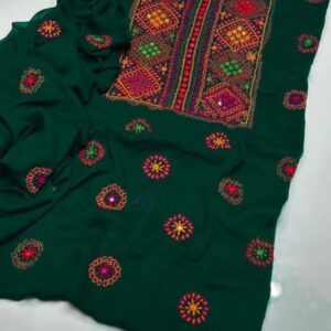2 Pcs Women’s Unstitched Hand Work Suit