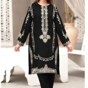 2 Pcs Women’s Unstitched Embroidered suits