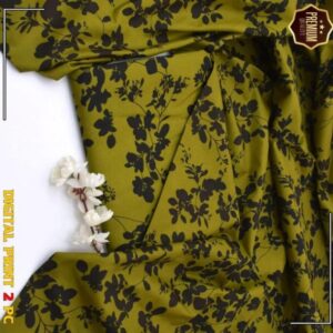 2 Pcs Women’s Unstitched winter Printed Suit